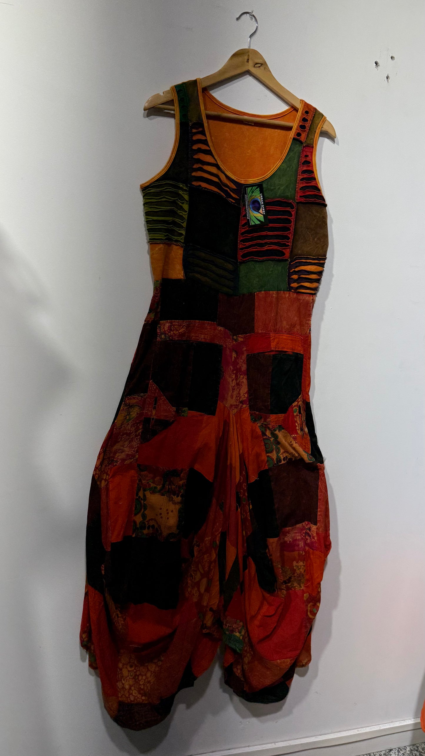 BOHO HANDCRAFTED HIPPIE DRESS #50677