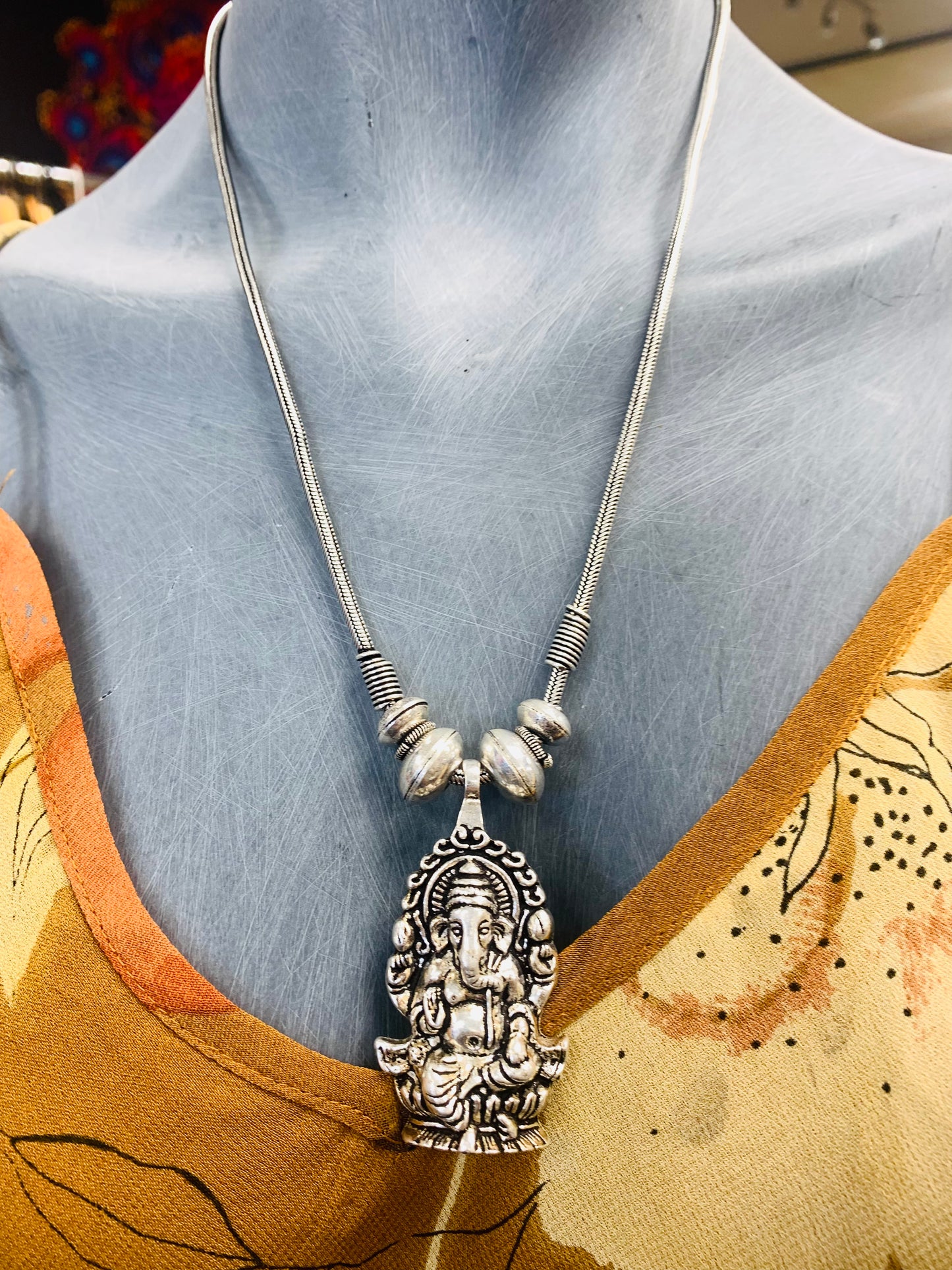 BOHEMIAN STYLE HANDCRAFTED GANESHA NECKLACE #NECK38