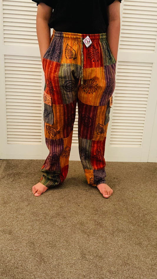 Bohemian Handcrafted Patchwork Pants #STP227