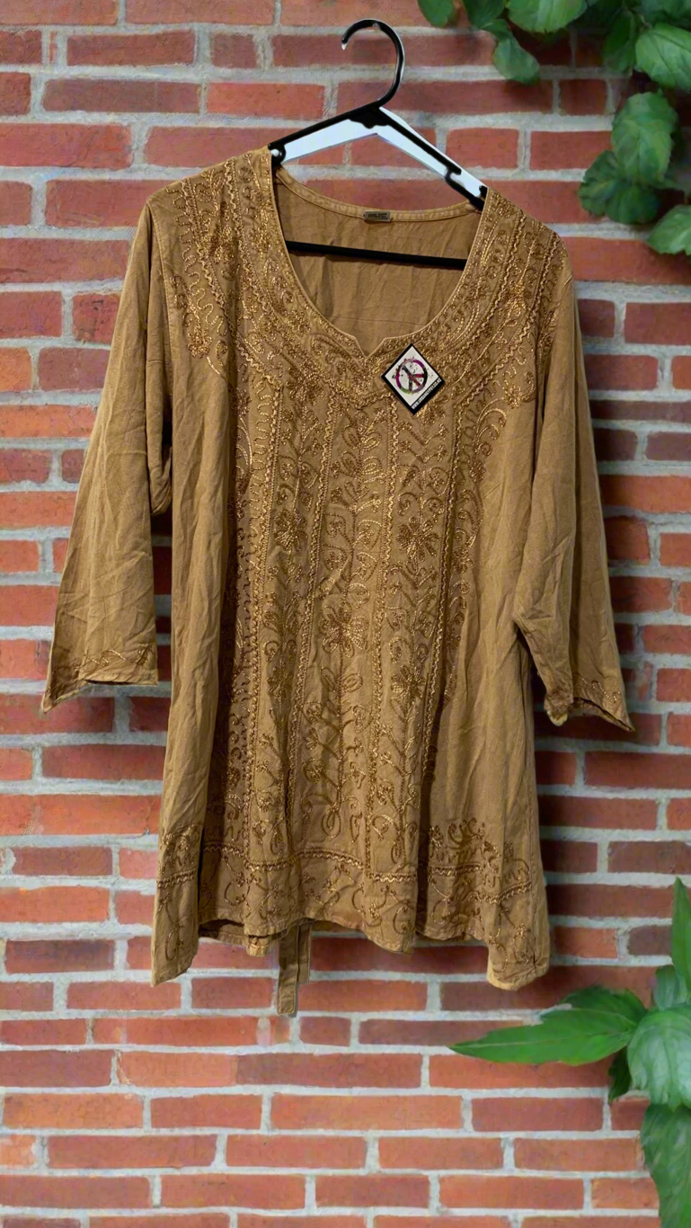 Bohemian handcrafted Top # TOP0024