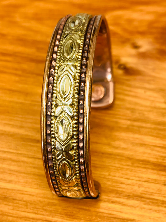 BOHEMIAN STYLE HANDCRAFTED HAND CUFF BANGLE  # CUFF1186