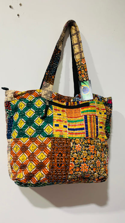 BOHEMIAN STYLE HANDCRAFTED TOTE BAG #7778