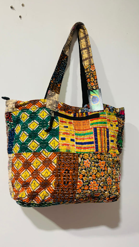 BOHEMIAN STYLE HANDCRAFTED TOTE BAG #7778
