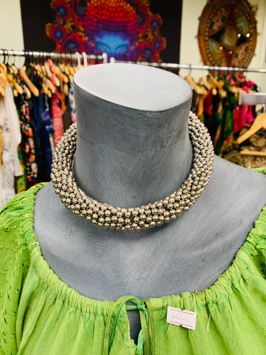 BOHEMIAN STYLE HANDCRAFTED BEADS CHOKER NECKLACE #NECK22
