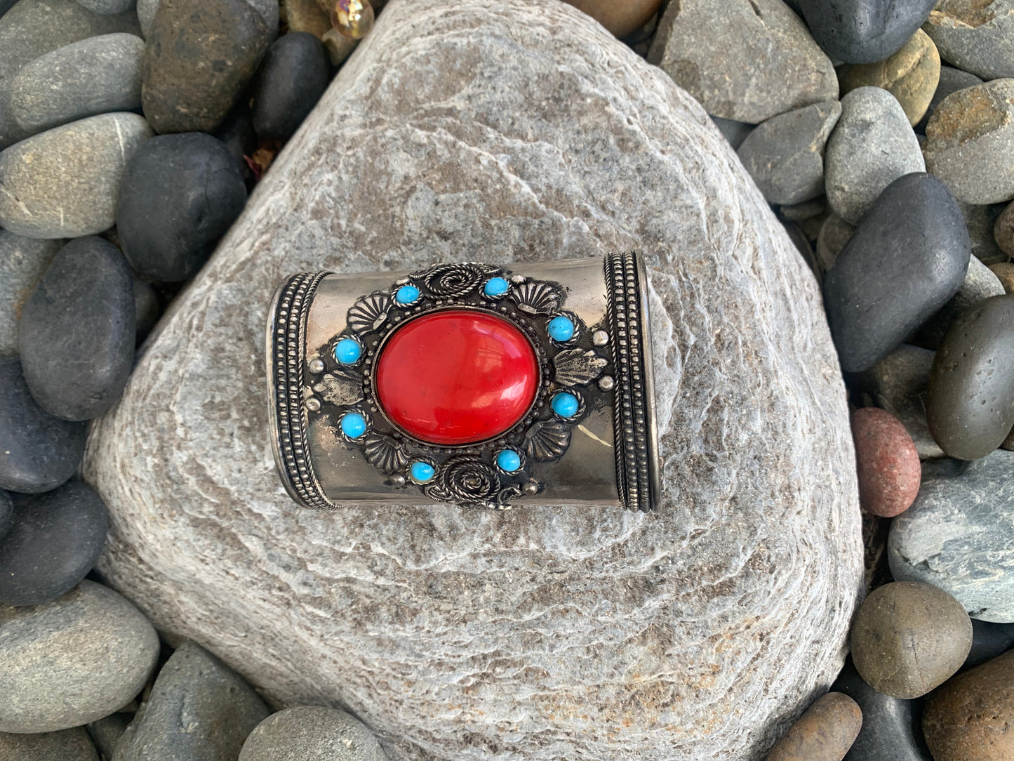 BOHEMIAN STYLE HANDCRAFTED HAND CUFF BANGLE  # CUFF1206