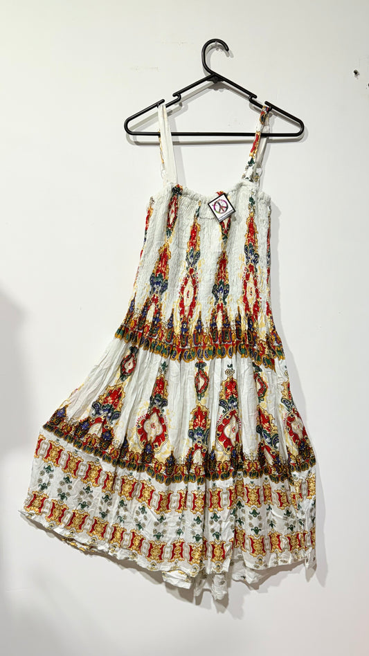 Bohemian style handcrafted dress #DRE4649