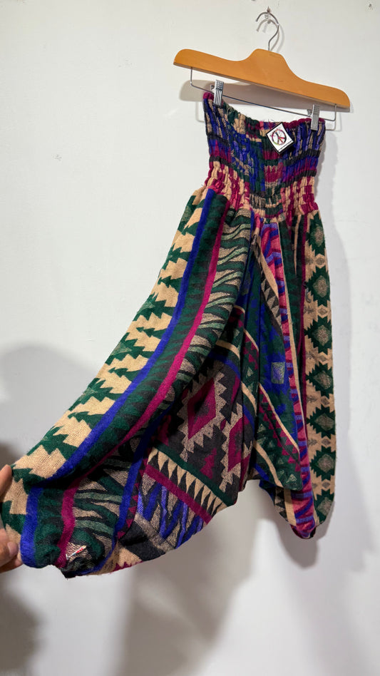 HANDCRAFTED WARM DROP CROTCH PANTS #WOOL2122