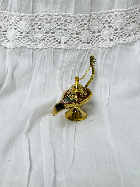 Bohemian style handcrafted Brass Magic Lamp # LAM923