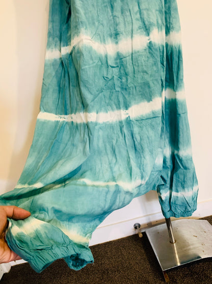 Bohemian Handcrafted Tie Dye Overalls/ Dungree #JUM137