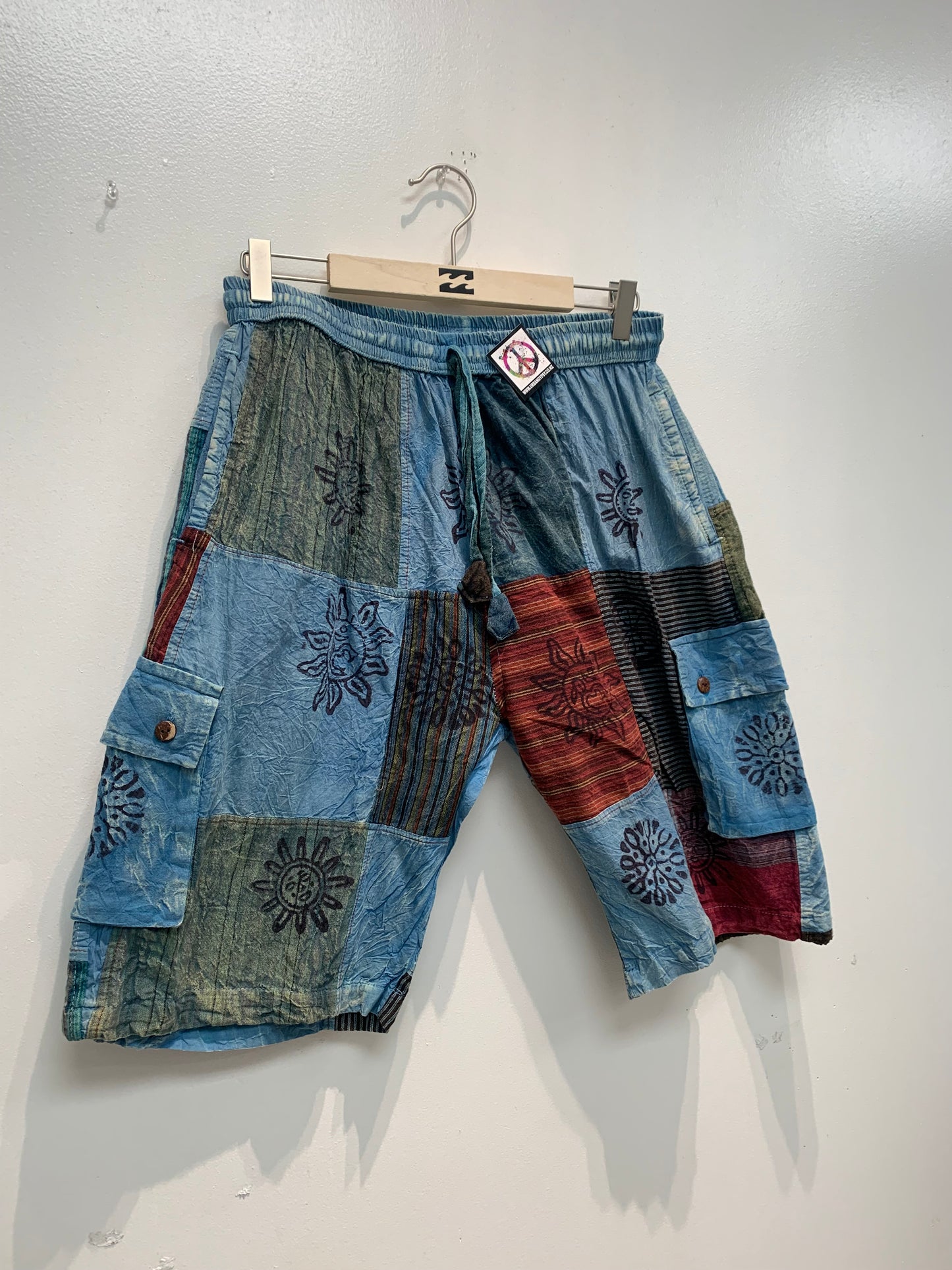 Bohemian Handcrafted Bermuda unisex shorts # SHO4423