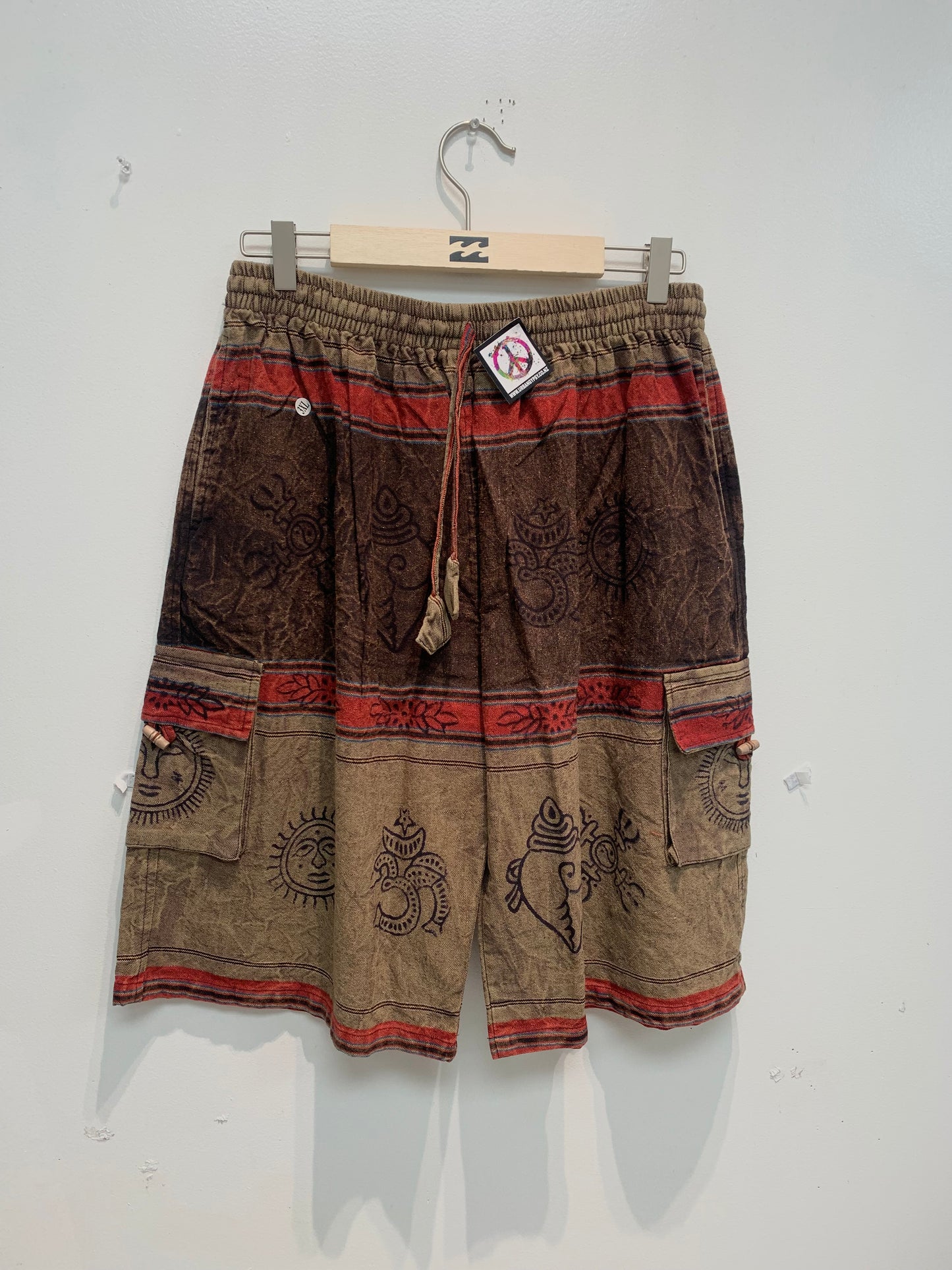 Bohemian Handcrafted Bermuda unisex shorts # SHO4418