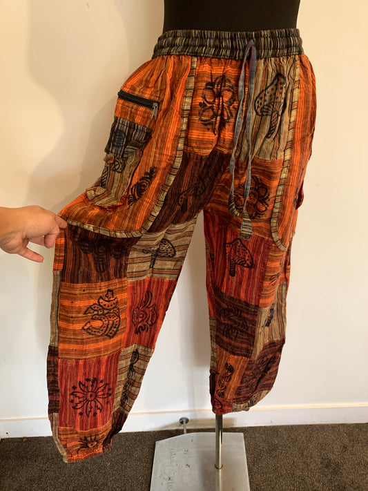 Bohemian Handcrafted Alladin Pants #ALLA109