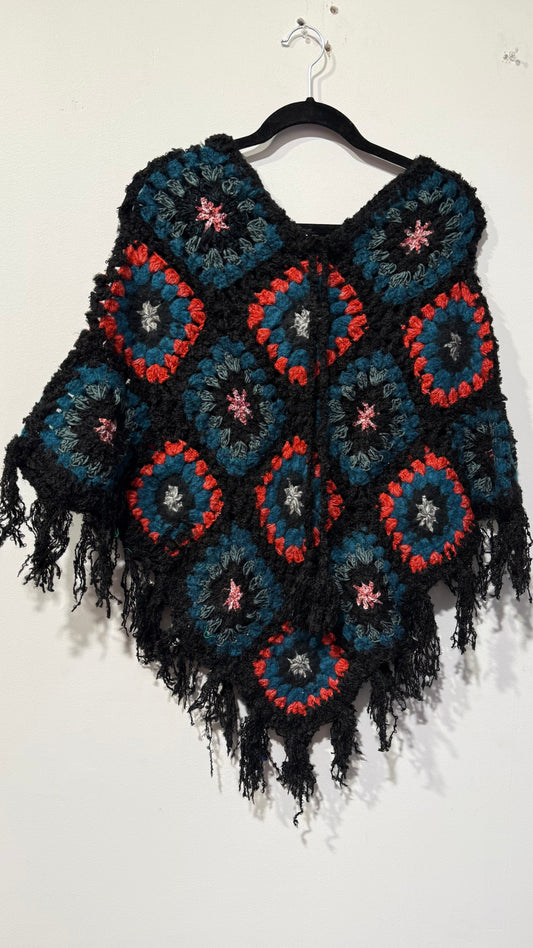 Handcrafted Crochet poncho #41
