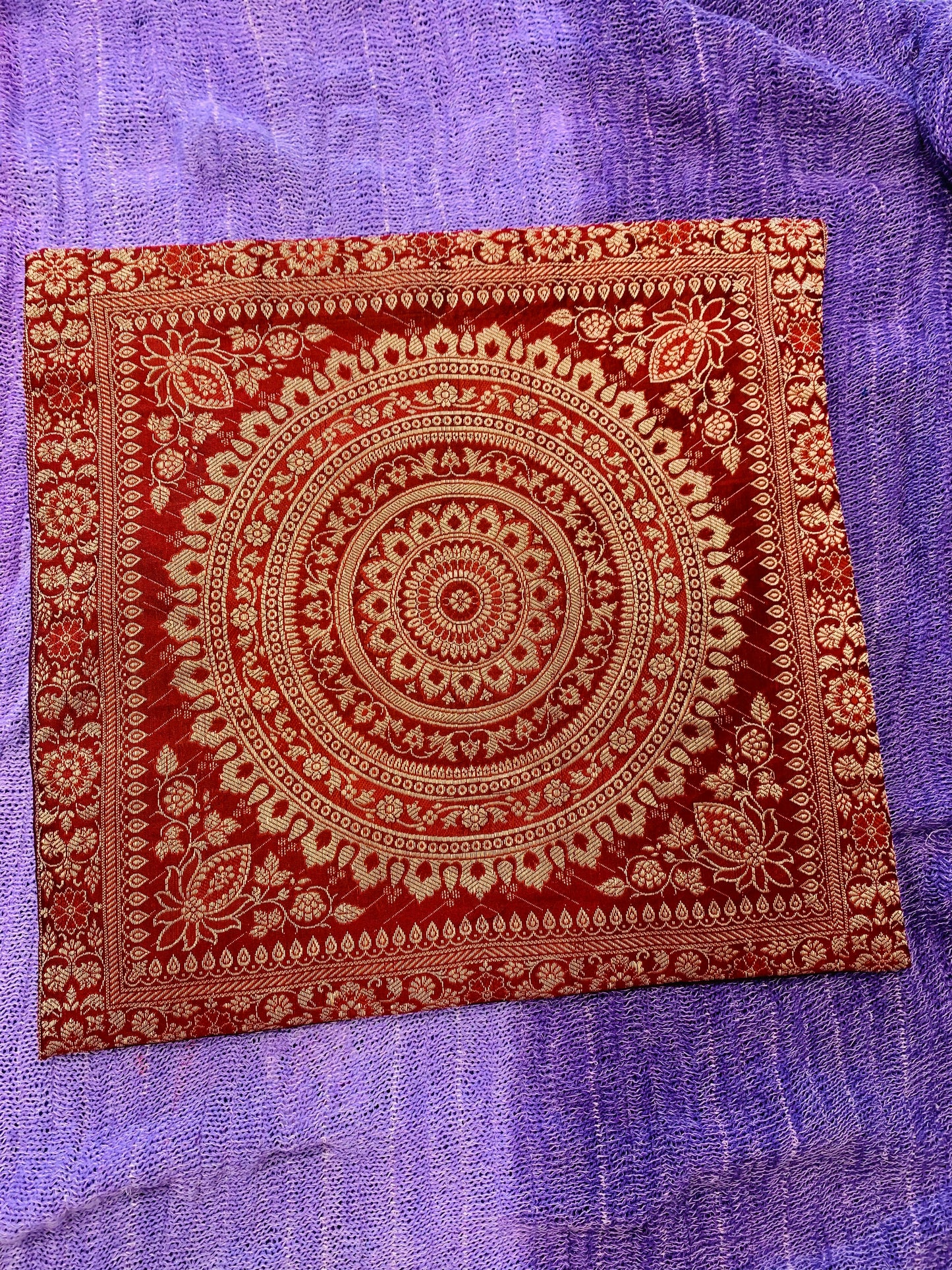 Boho style handcrafted ethnic Mandala cushion cover #792010