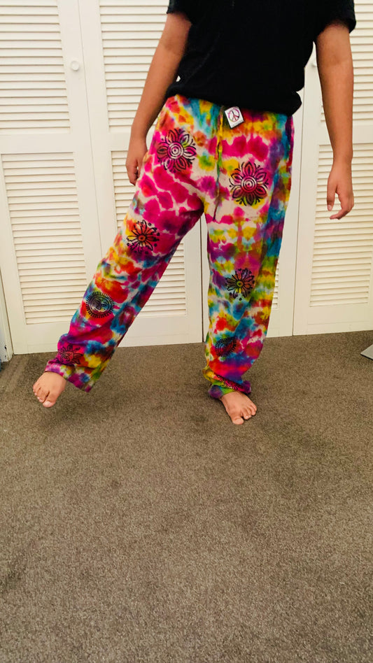 BOHEMIAN STYLE HANDCRAFTED TIE DYE PANT #TDP32