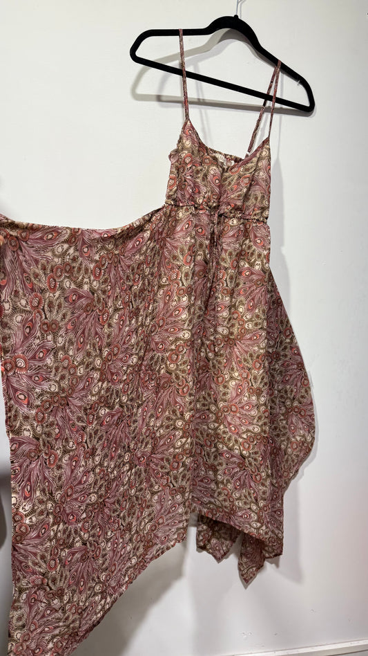 Bohemian style handcrafted dress #DRE4651