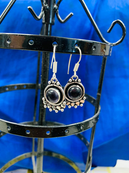 BOHEMIAN HANDCRAFTED STONE EARRINGS #EAR115