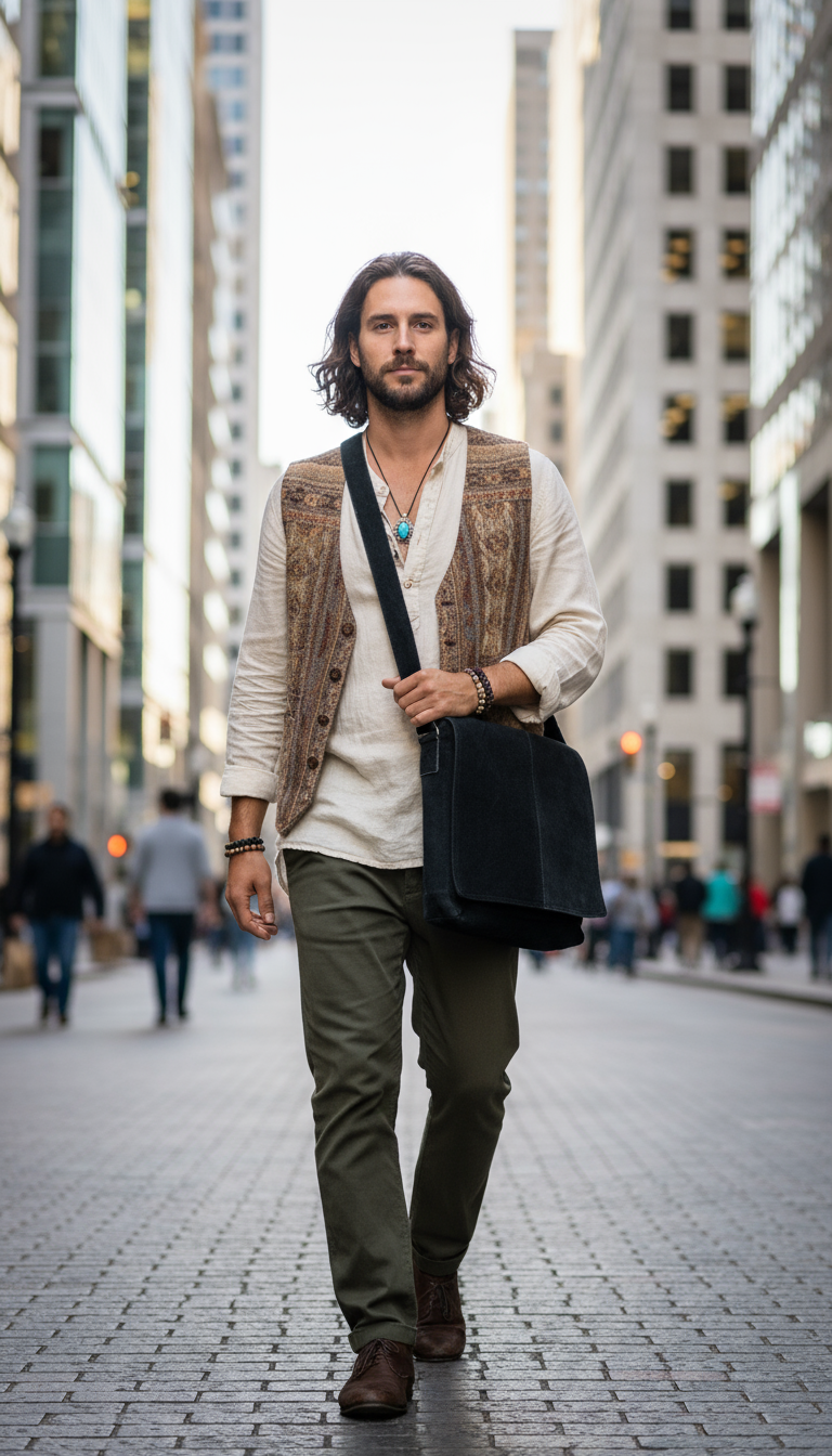 BOHEMIAN STYLE HANDCRAFTED GENUINE LEATHER TABLET/ LAPTOP BAGS #2112526