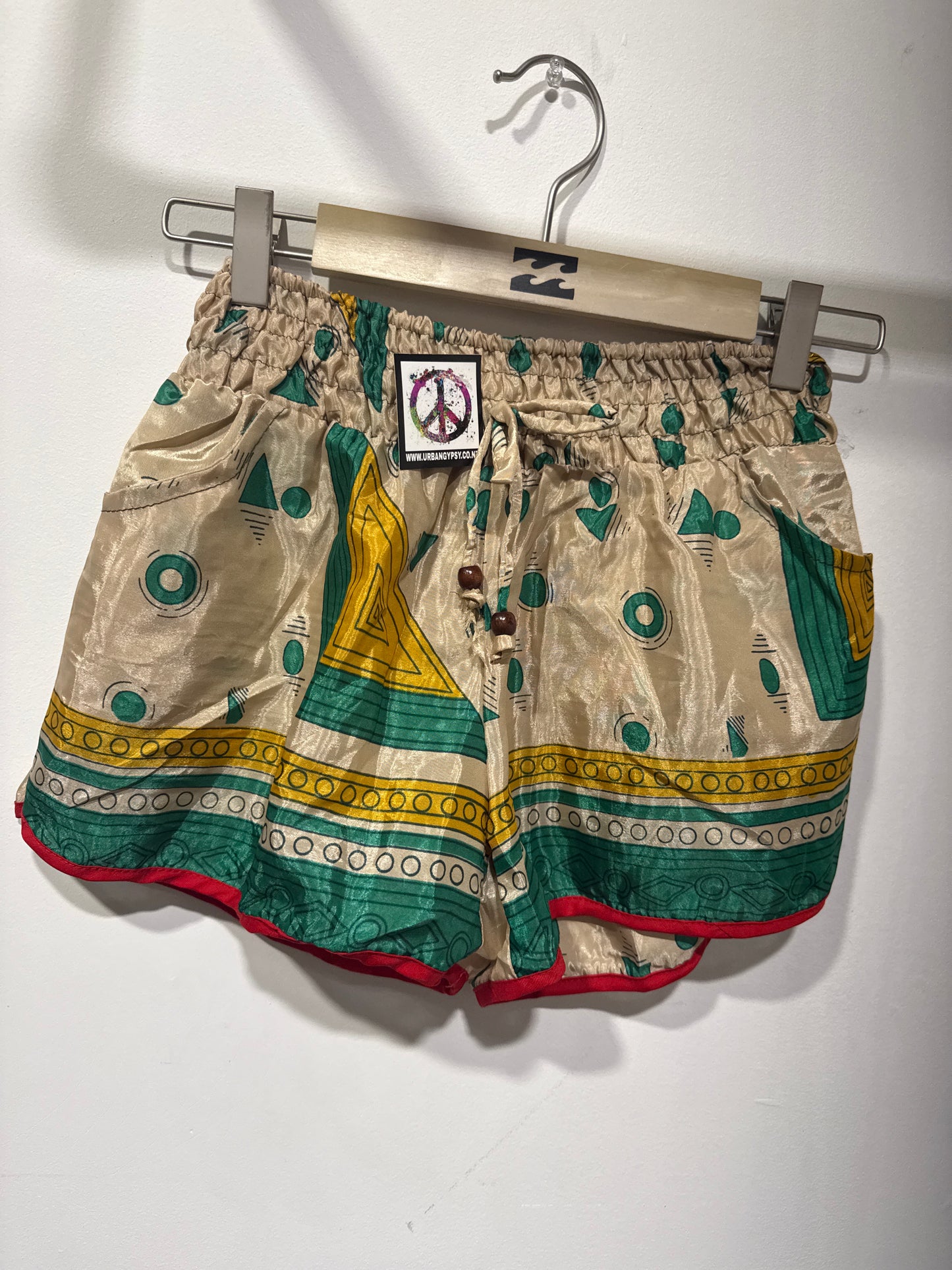 Bohemian style handcrafted Georgette shorts # 4495