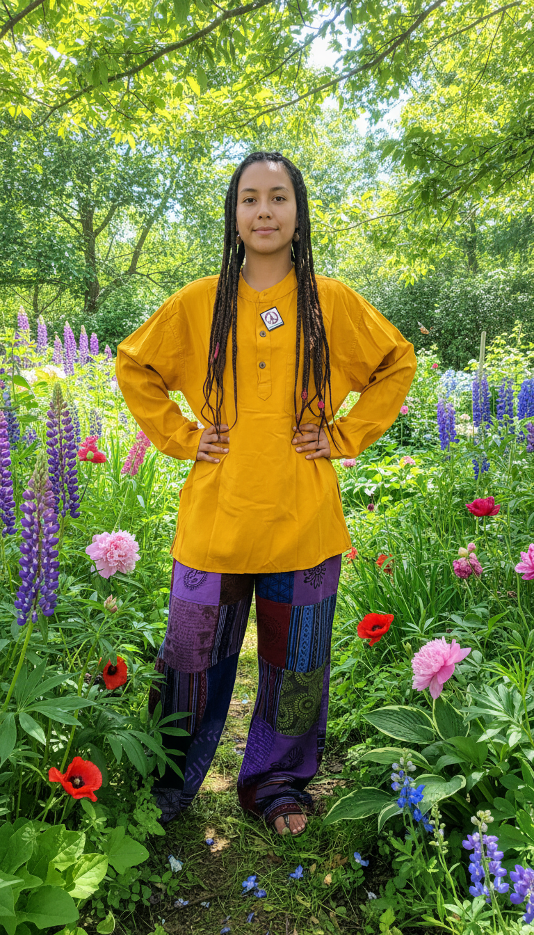 Handcrafted cotton Kurta / Shirt # 75443