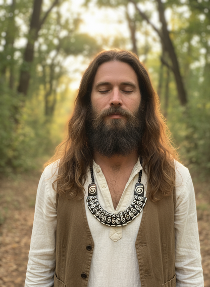 Bohemian style handcrafted Tribal  Necklace