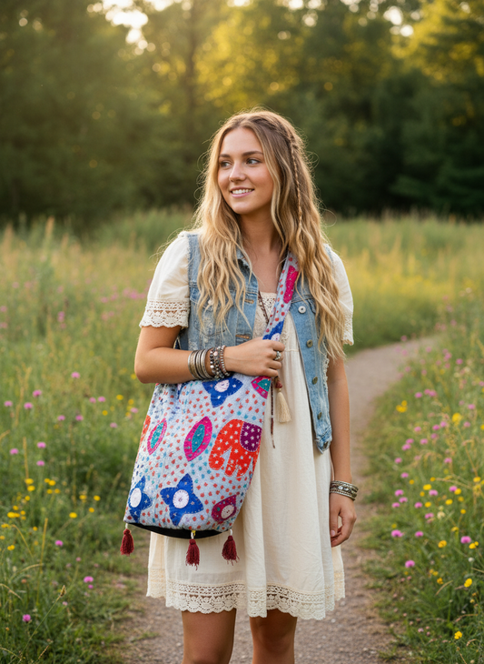 BOHEMIAN STYLE HANDCRAFTED SHOULDER BAGS #1977