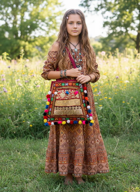 BOHEMIAN STYLE HANDCRAFTED TOTE BAGS #1822