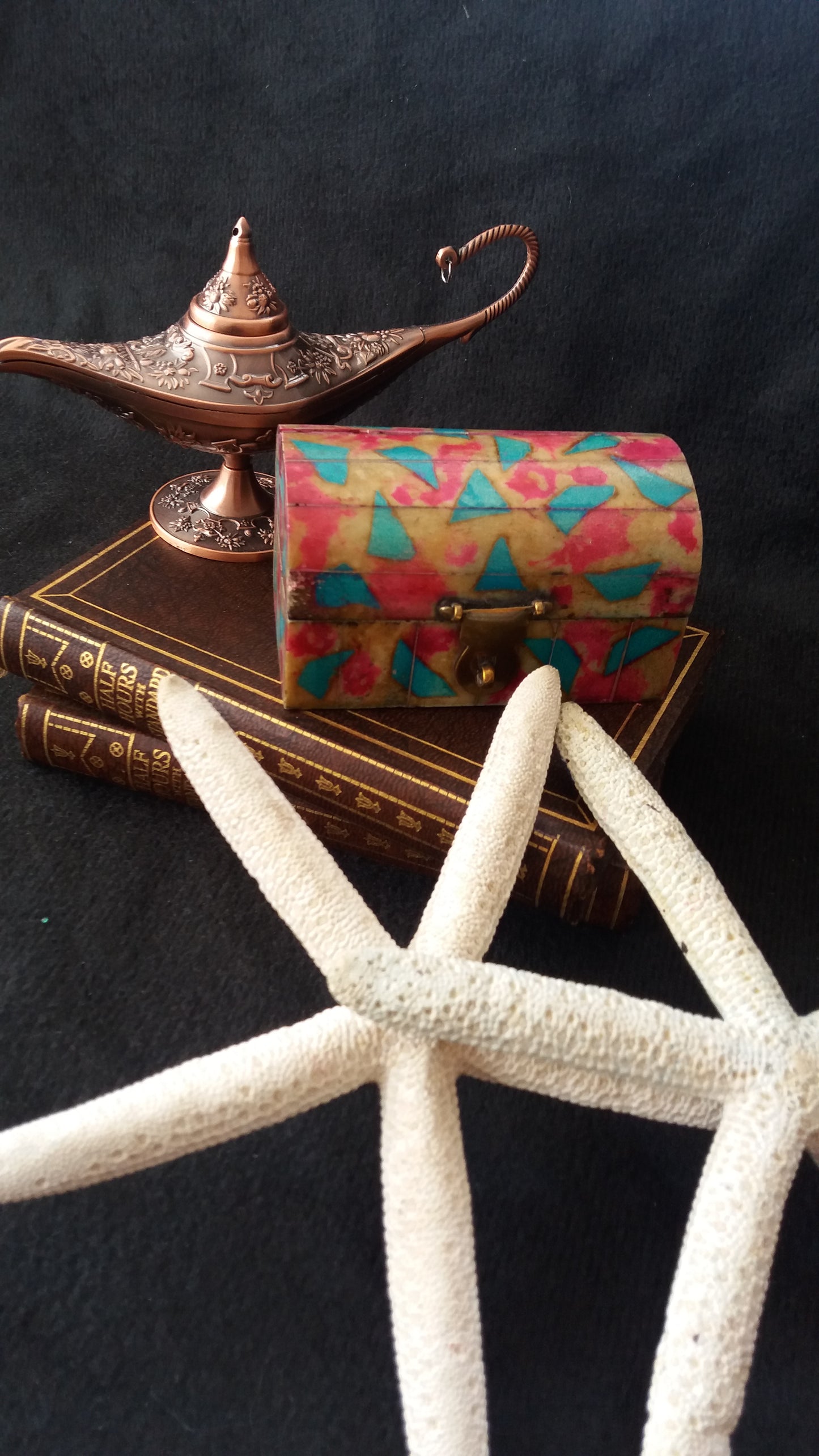 Bohemian style handcrafted treasure /chest box