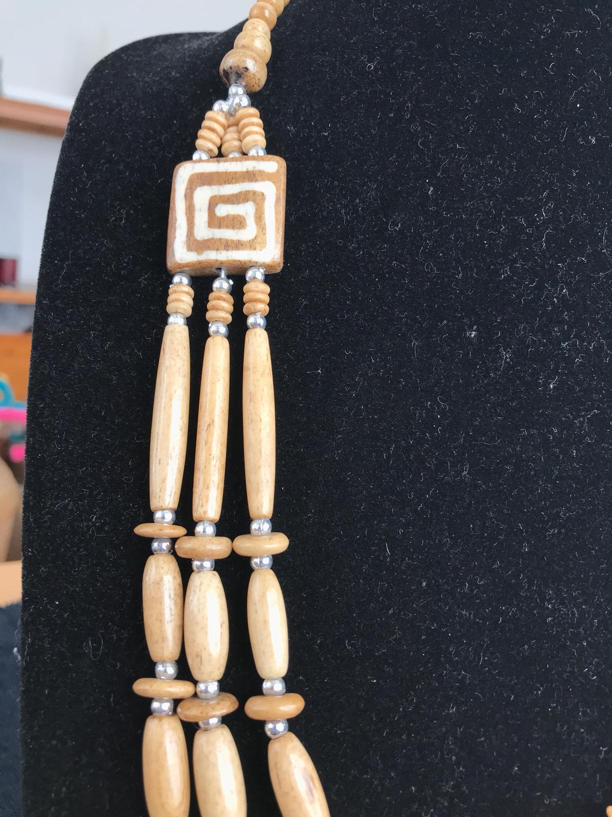 bohemian style handcrafted bone  jewellery