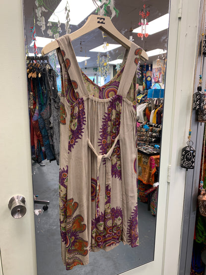 Bohemian style handcrafted Cotton Tunic dress #446656