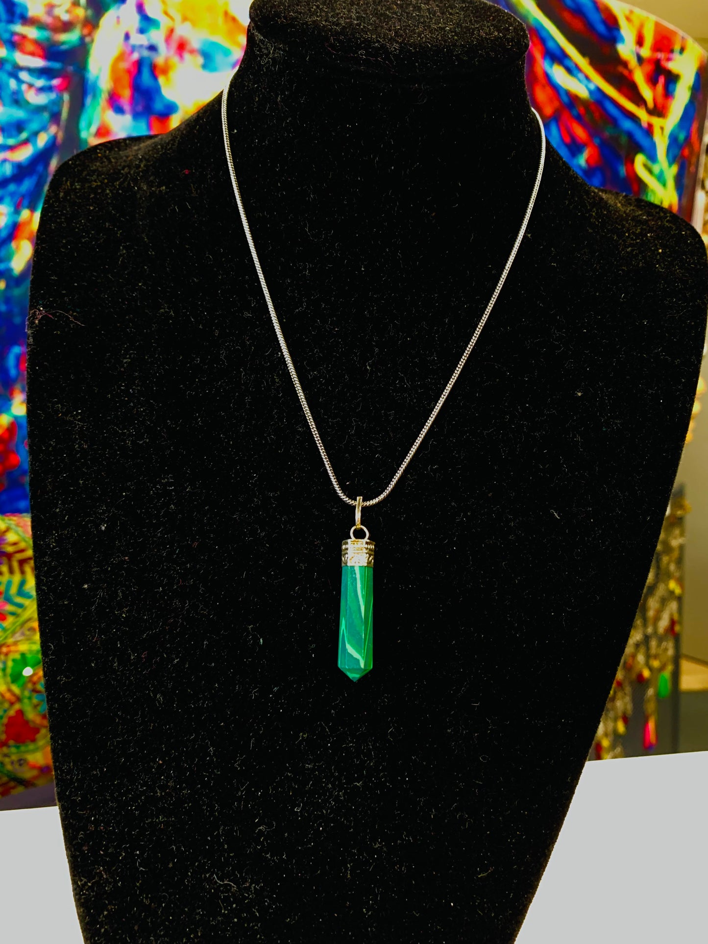 BOHEMIAN STYLE HANDCRAFTED BULLET PENDANT #61