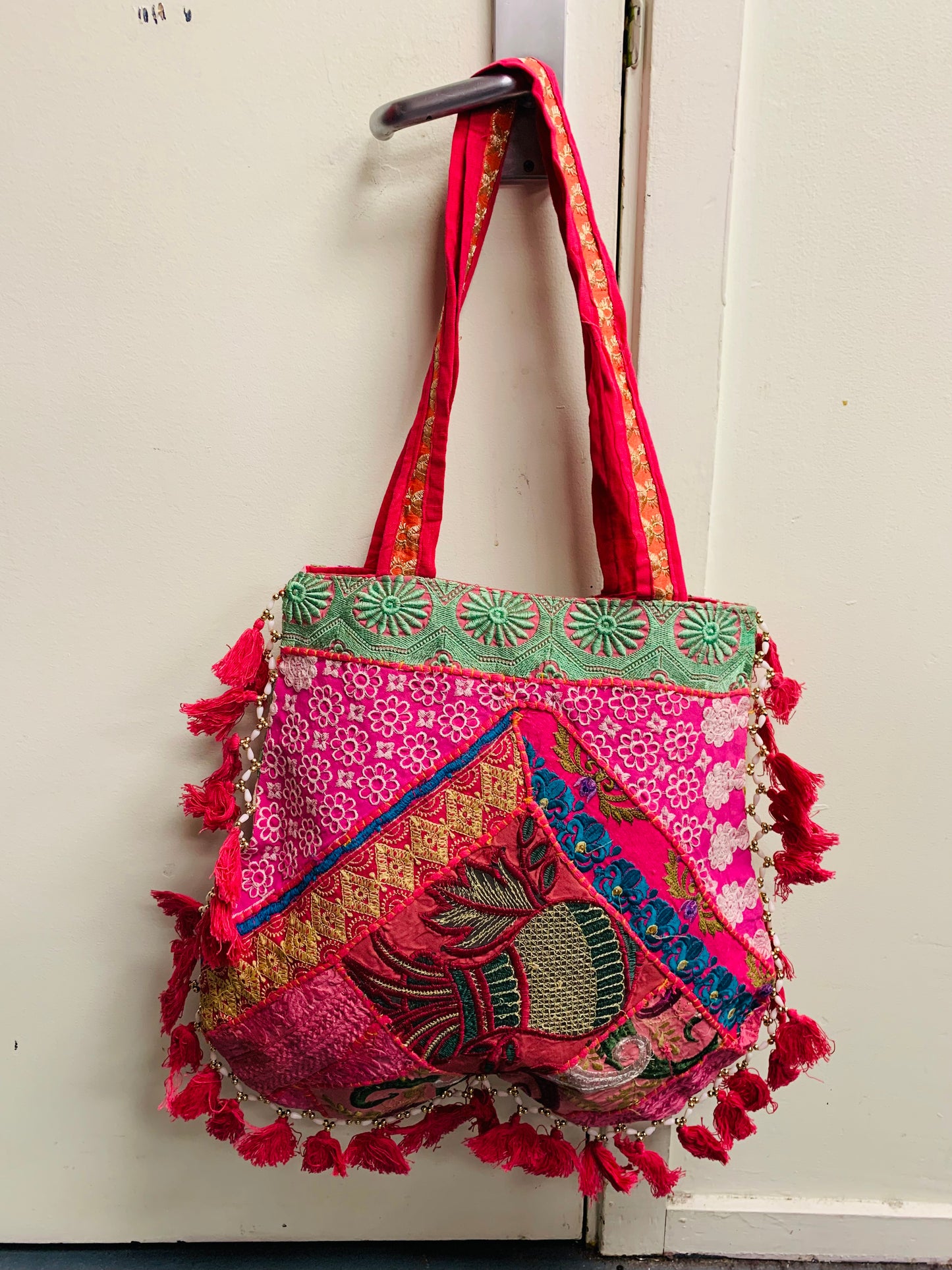 BOHO HANDCRAFTED ETHNIC TOTE BAGS # 70063