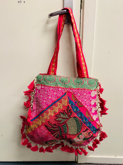 BOHO HANDCRAFTED ETHNIC TOTE BAGS # 70063