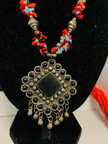 BOHEMIAN STYLE HANDCRAFTED NECKLACE # 2254