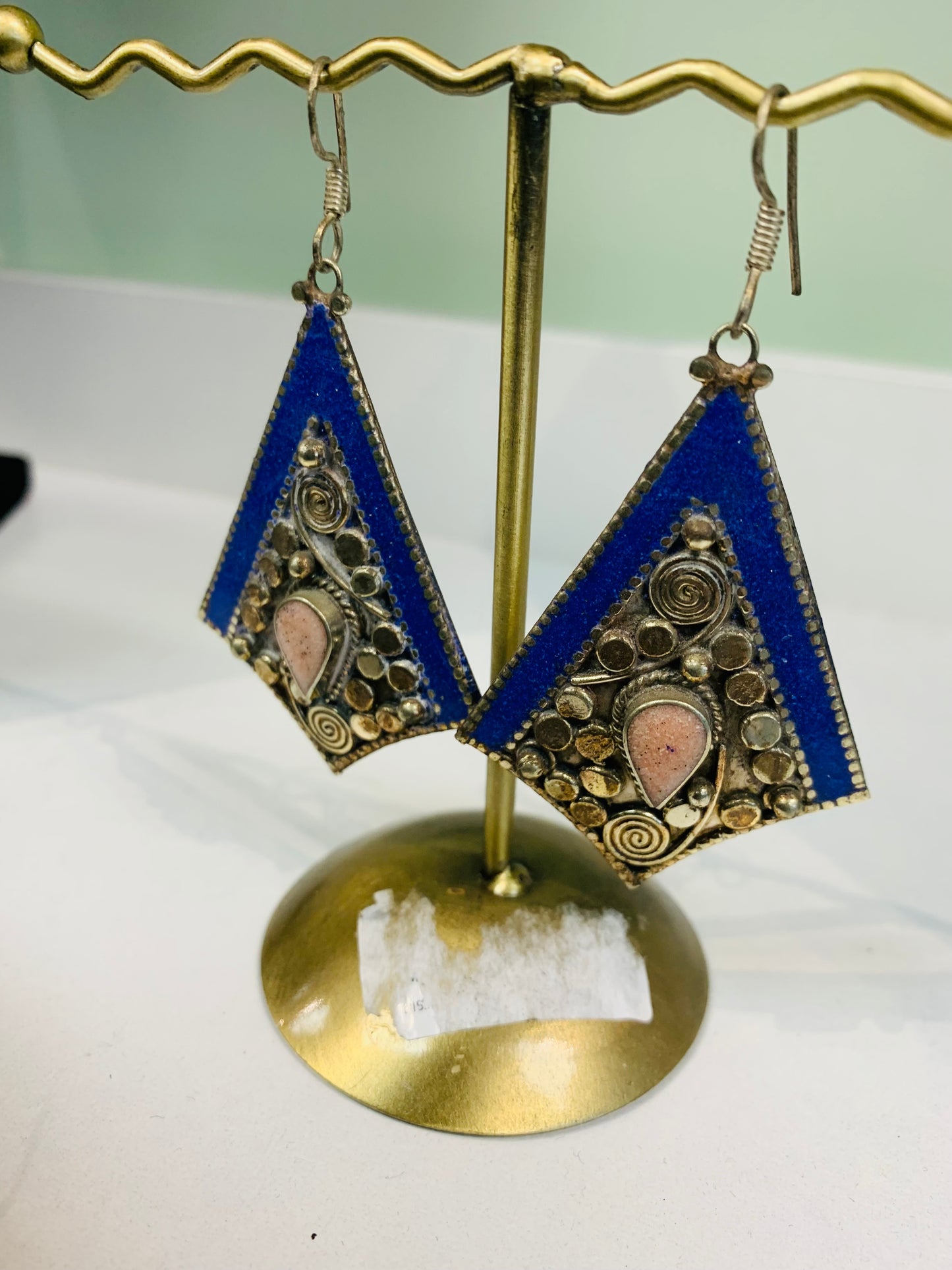 BOHEMIAN STYLE HANDCRAFTED TIBETAN EARRINGS #37