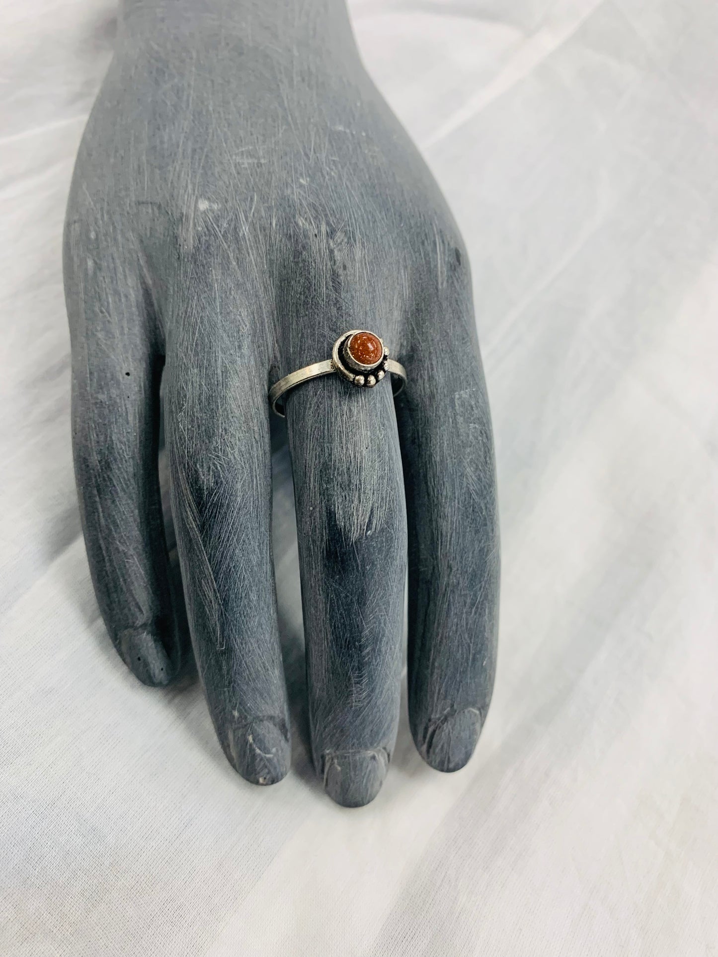 Bohemian style handcrafted Natural Stones ring #189