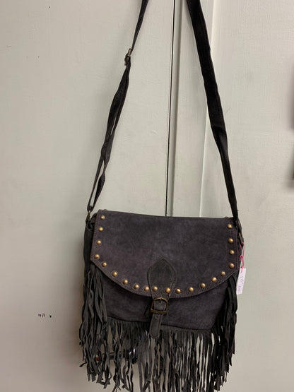 BOHO HANDCRAFTED GENUINE SUEDE LEATHER BAG #205622