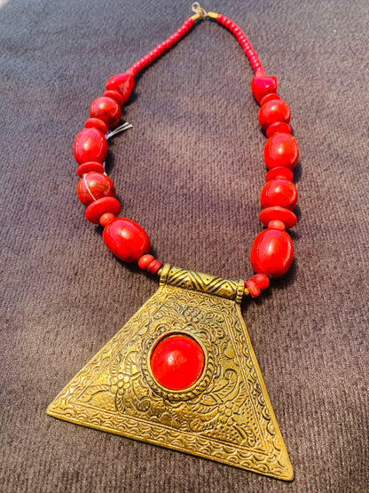 BOHEMIAN STYLE HANDCRAFTED NECKLACE #1922