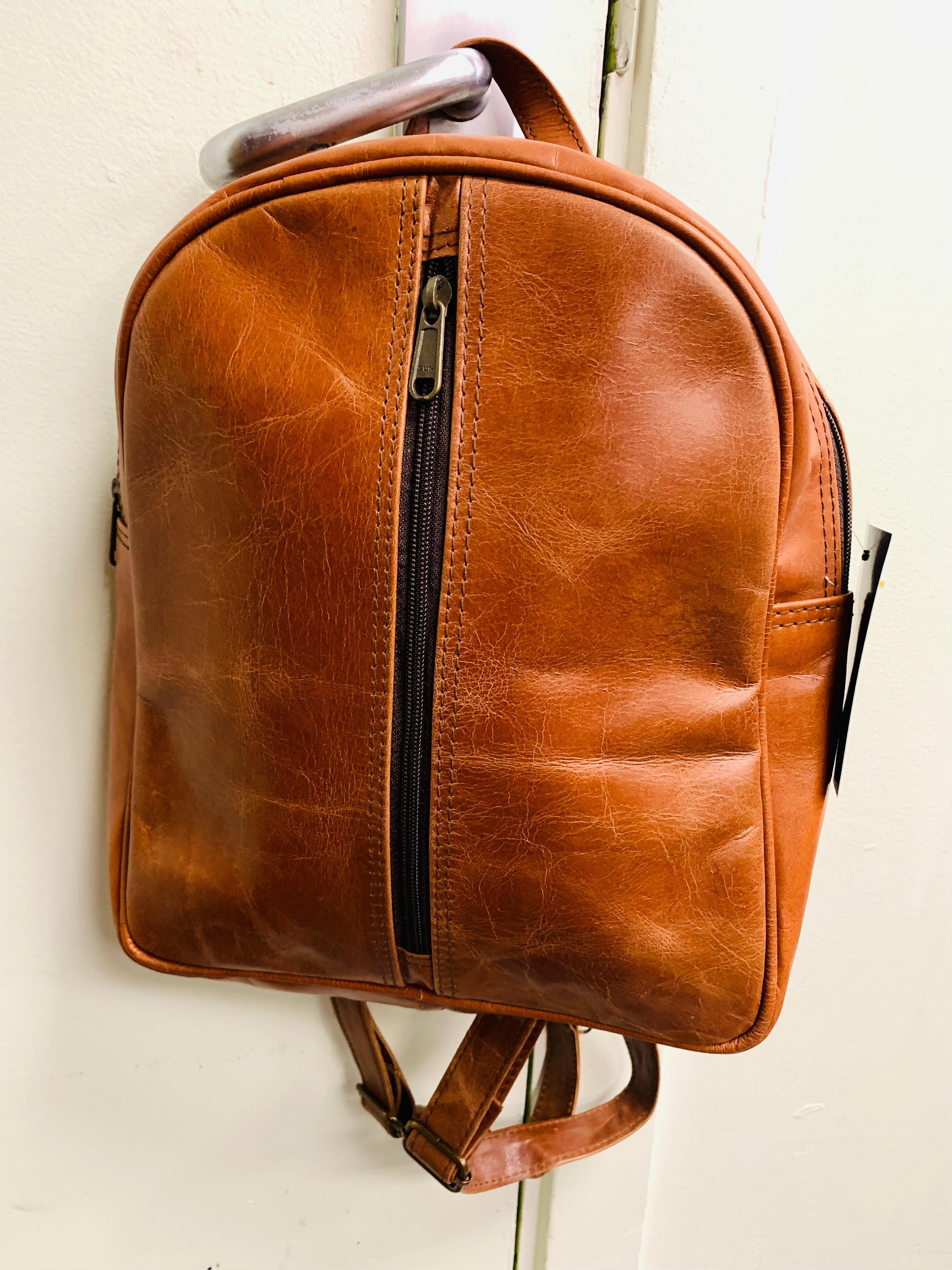 Bohemian hotsell leather backpack