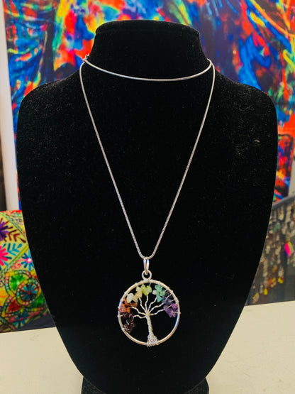BOHEMIAN STYLE HANDCRAFTED TREE OF LIFE NECKLACE #11204