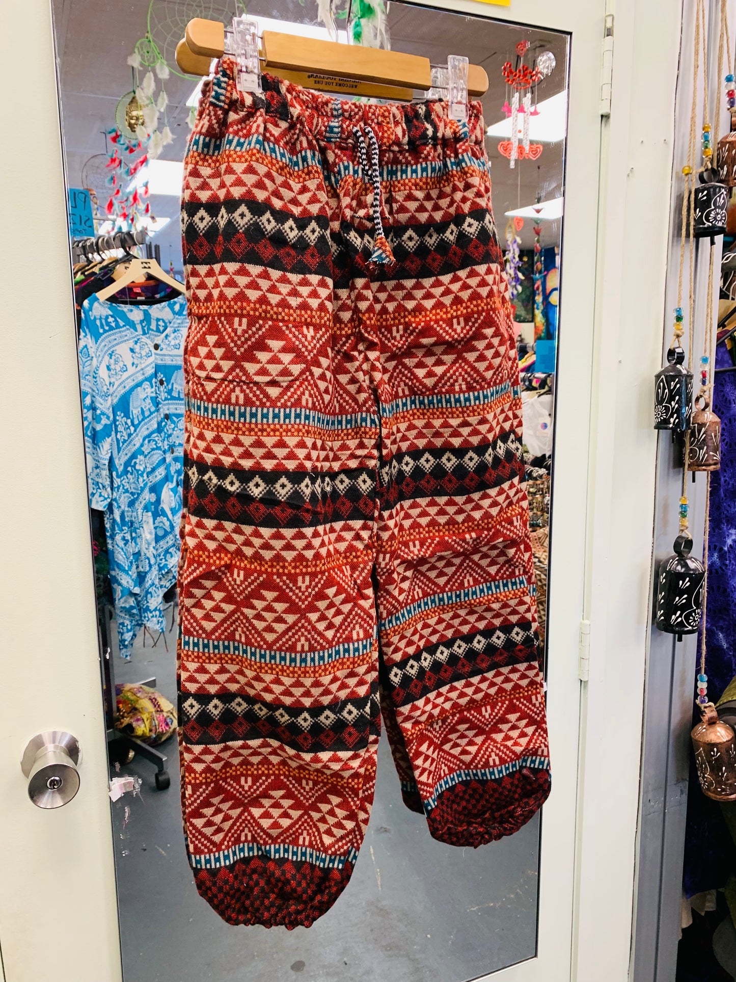 HANDCRAFTED HIPPIE WOOLLEN PANTS# 1117722