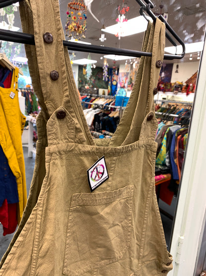 Handcrafted Cotton Overall Shorts  #431444
