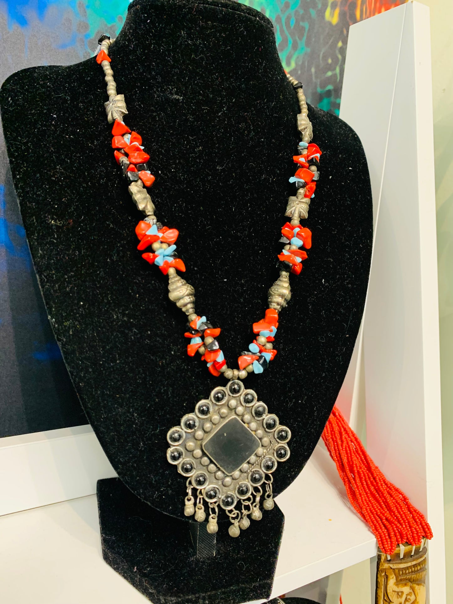 BOHEMIAN STYLE HANDCRAFTED NECKLACE # 2254