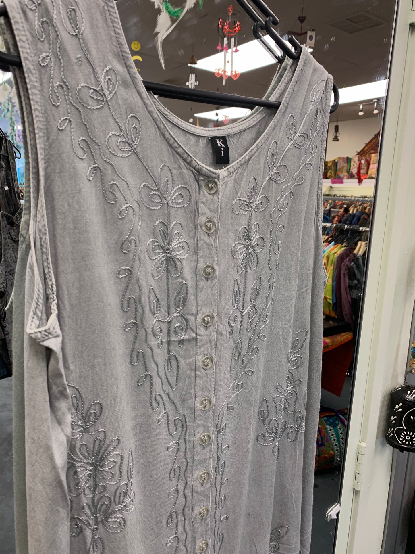 Bohemian style handcrafted Cotton Tunic dress #446658