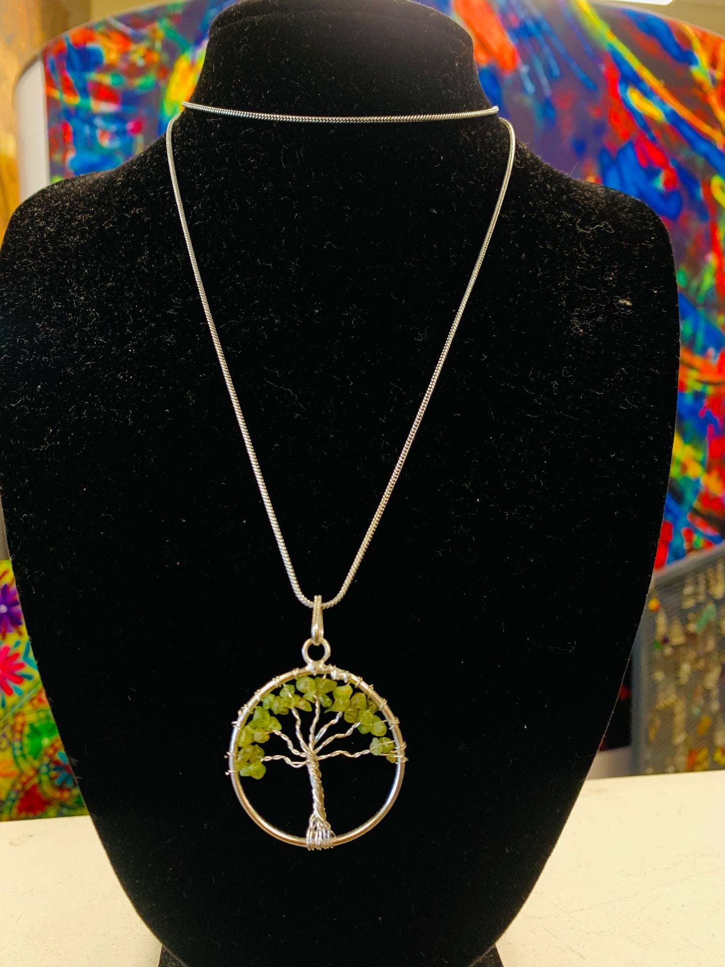 BOHEMIAN STYLE HANDCRAFTED TREE OF LIFE NECKLACE #11204