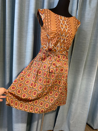 Bohemian style handcrafted cotton Dress #0031