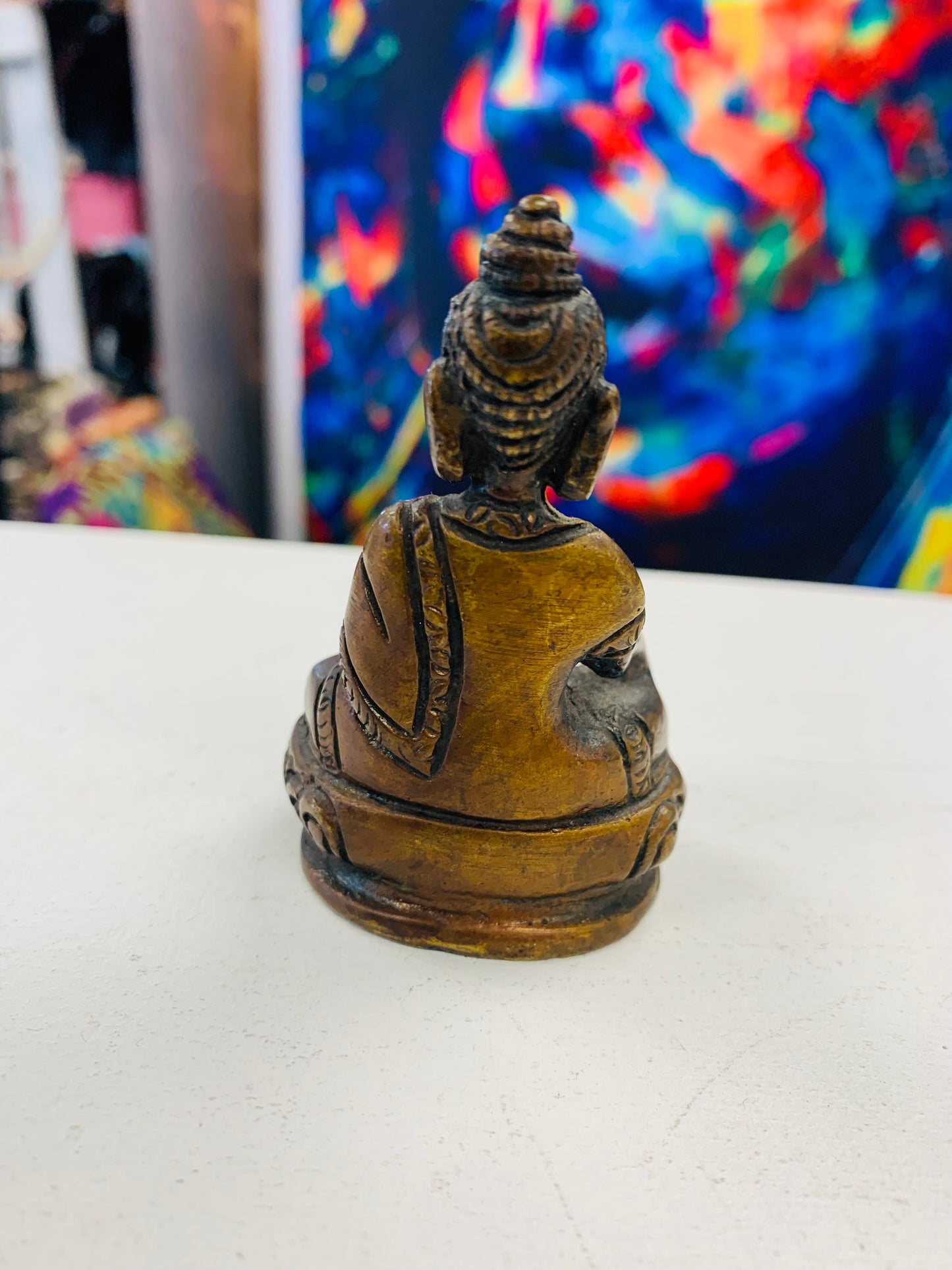 SOLID BRASS STATUE BUDDHA #5