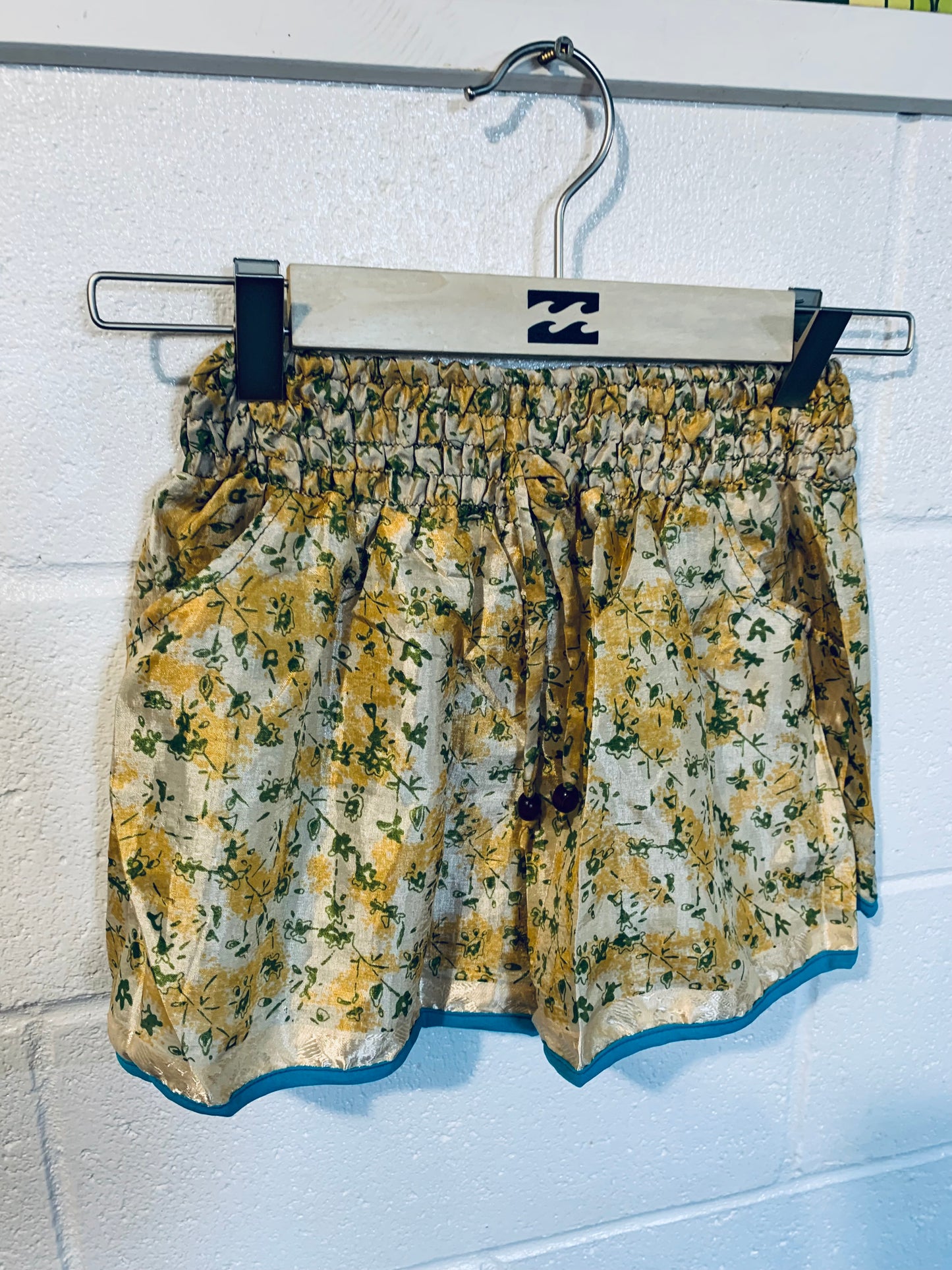 Bohemian style handcrafted Silk shorts # 4556